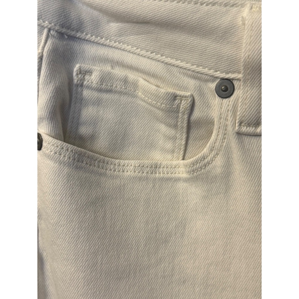 Banana Republic Curvy Skinny Ankle Jeans Womens 28L White Mid Rise Premium Denim - Picture 7 of 8